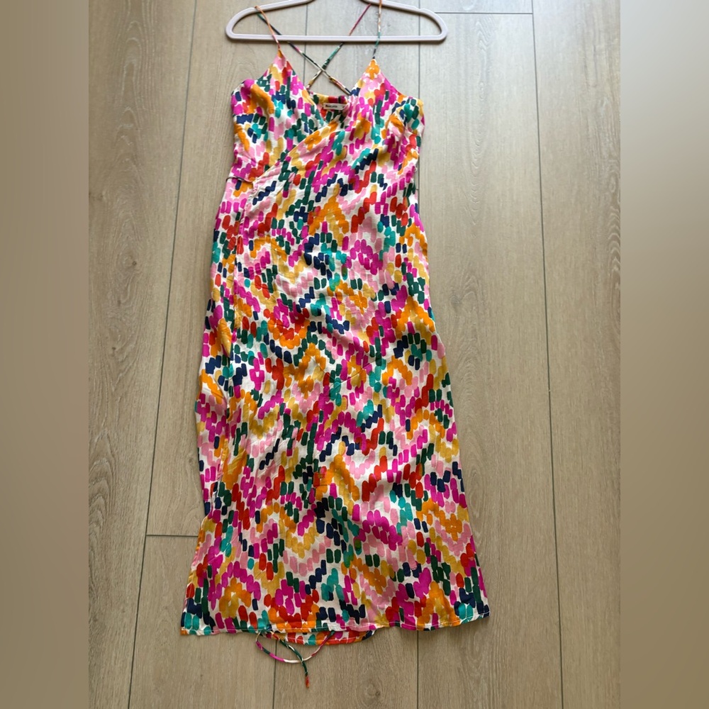Marine Layer Multicolor Patterned Dress